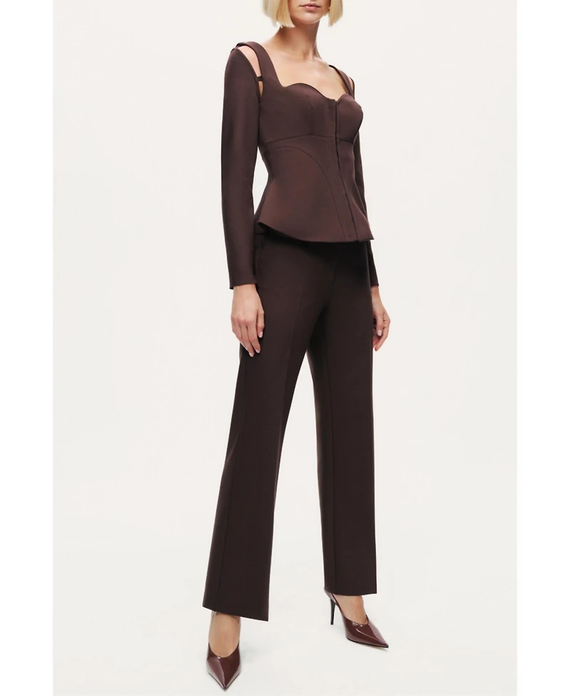 Nocturne Women's Cut-Out Sweetheart Corset Top