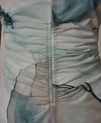 Donna Karan New York Women's V-Neck Midi Dress