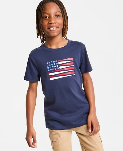 Epic Threads Boys' Xs-xl Baseball-Flag Graphic T-Shirt, Macy's Exclusive