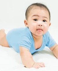 butterblu Baby Boys' or Girls' Short-Sleeve Bodysuit, 5-Pack