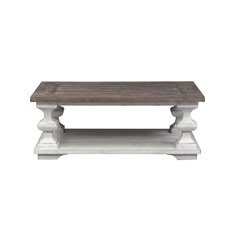 Liberty Furniture Industries, Inc Sedona Cocktail Table in Heavy Distressed Top