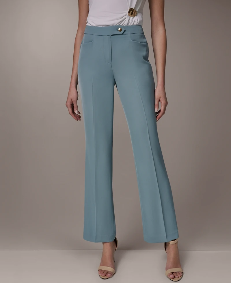 Donna Karan New York Petite Straight Leg Pants