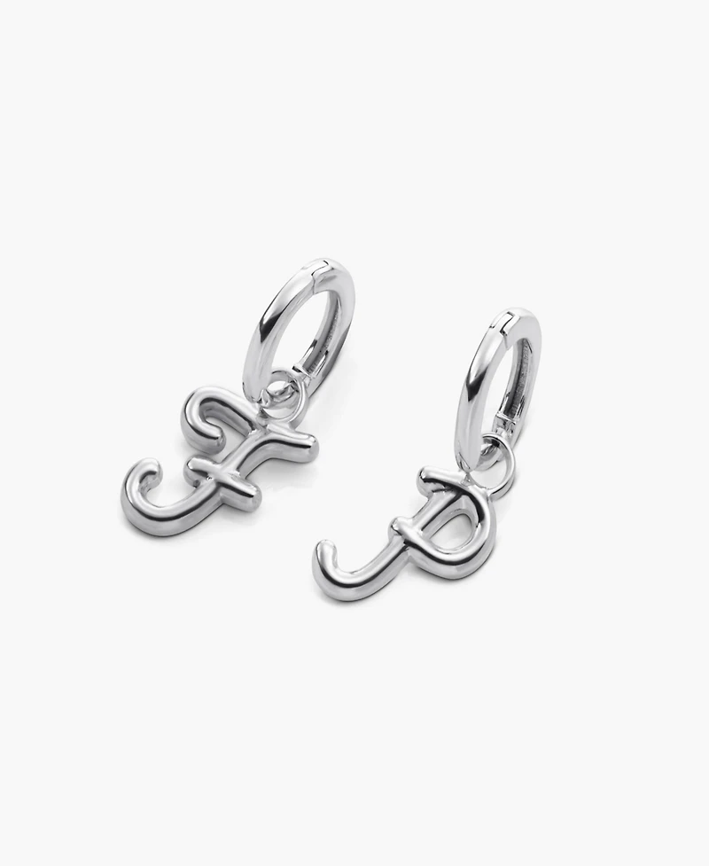 Oak & Luna Mini Signature Initial Huggie Earrings
