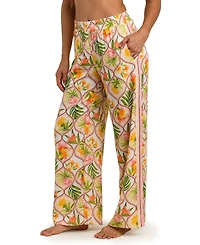 La Blanca Women's Palm Nouveau Wide-Leg Cover-Up Pants
