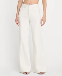 Good American Women's High-Rise Wide-Leg Jeans