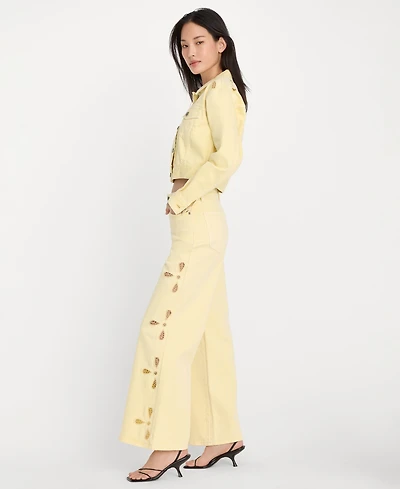 Good American Women's Wide-Leg Jeans