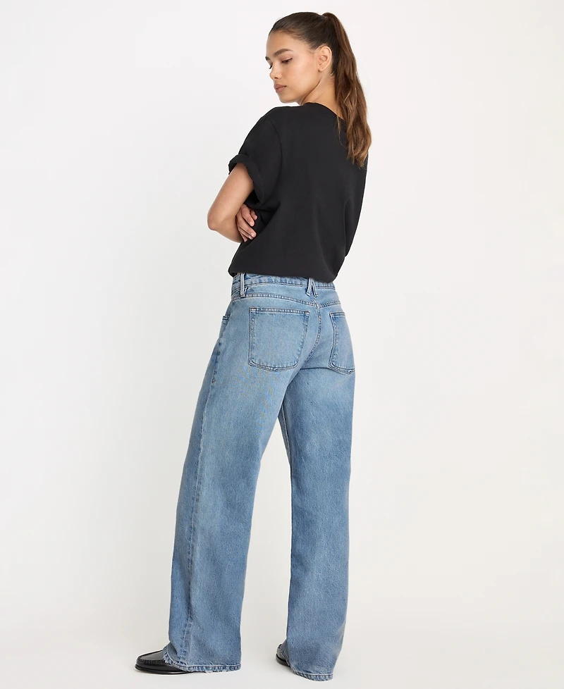 Good American Women's Vintage Low-Rise Jeans