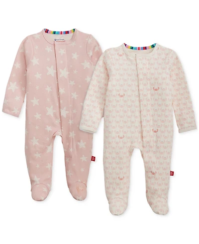 Magnetic Me Baby Girls' Long-Sleeve Coverall
