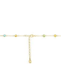Effy Collection Multi-Gemstone (7-5/8 ct. t.w.) Necklace in 14k Yellow Gold