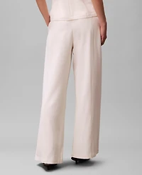 Calvin Klein Women's Textured High Rise Pants