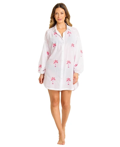 Tommy Bahama Women's Palm Button Front Shirt