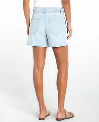 Liverpool Los Angeles Women's Tie-Front Pleated Shorts
