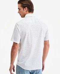 Michael Kors Men's Slim-Fit Performance Floral Short-Sleeve Shirt