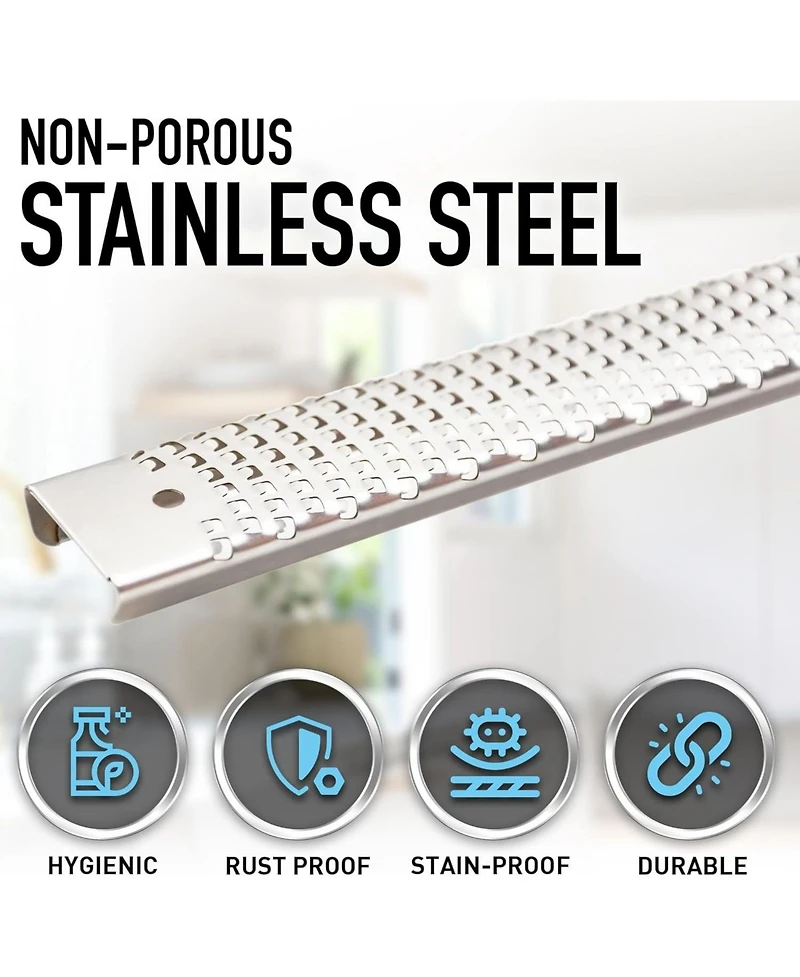 Zulay Kitchen Handheld Stainless Steel Cheese Grater & Zester