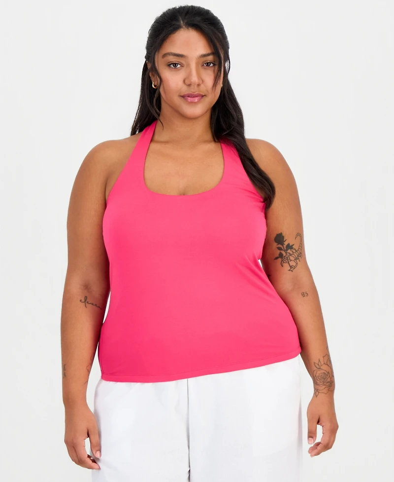 Full Circle Trends Plus Halter Neck Sleeveless Top