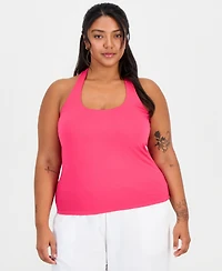 Full Circle Trends Plus Halter Neck Sleeveless Top