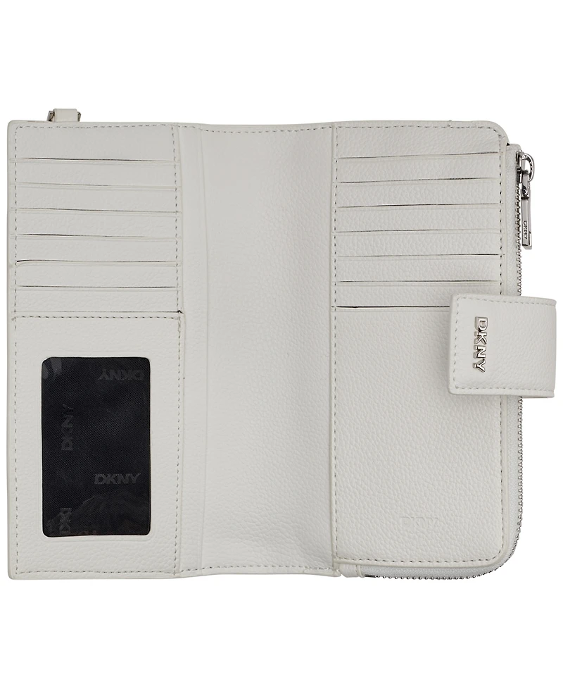 Dkny Boxed Lilah Snap Closure Flap Mini Wallet