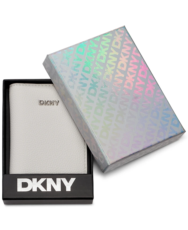 Dkny Boxed Lilah Snap Closure Mini Bifold Card Case