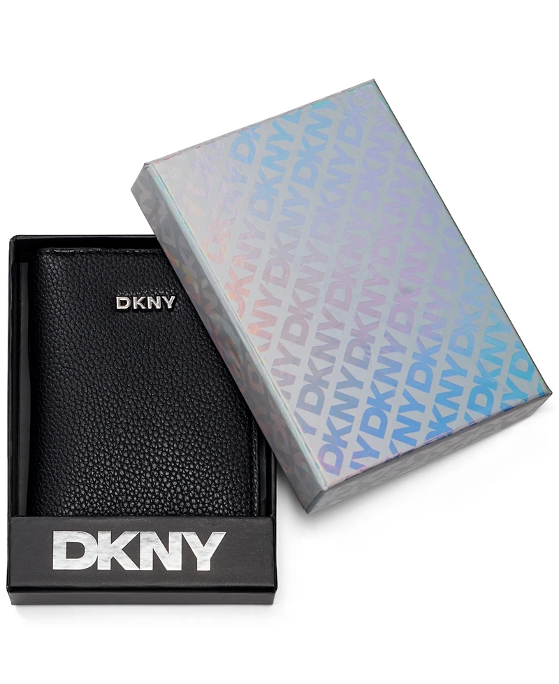 Dkny Boxed Lilah Snap Closure Mini Bifold Card Case