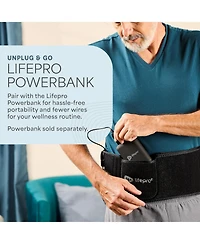 LifePro Red Light Therapy Belt – Near Infrared & Red Light for Pain Relief, Muscle Soreness, Inflammation, and Joint Therapy