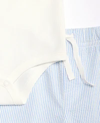 First Impressions Baby Boys' 3M-24M Polo Bodysuit & Seersucker Shorts, 2-Piece Set, Macy's Exclusive