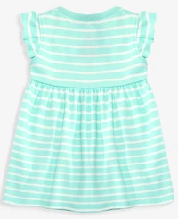First Impressions Baby Girls' 0M-24M Striped Watermelon-Pocket Dress, Macy's Exclusive