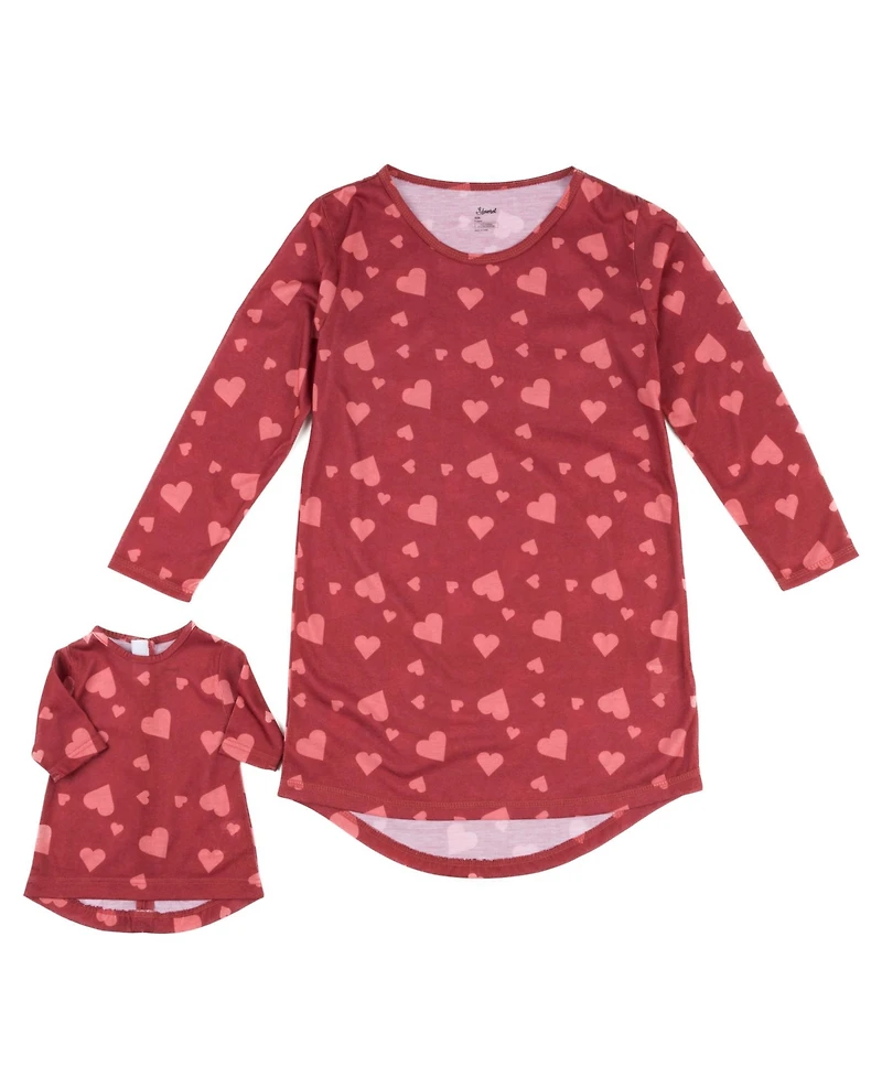 Leveret Girls 4-14 Matching Doll Nightgown