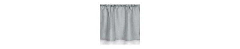Kate Aurora Country Farmhouse Flax Linen Tie Up Window Valance - 58 in. W x 14 L
