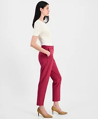 Tahari Asl Women's Shannon Straight-Leg Ankle Pants