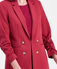 Tahari Asl Women's Faux Double-Breasted Jacket