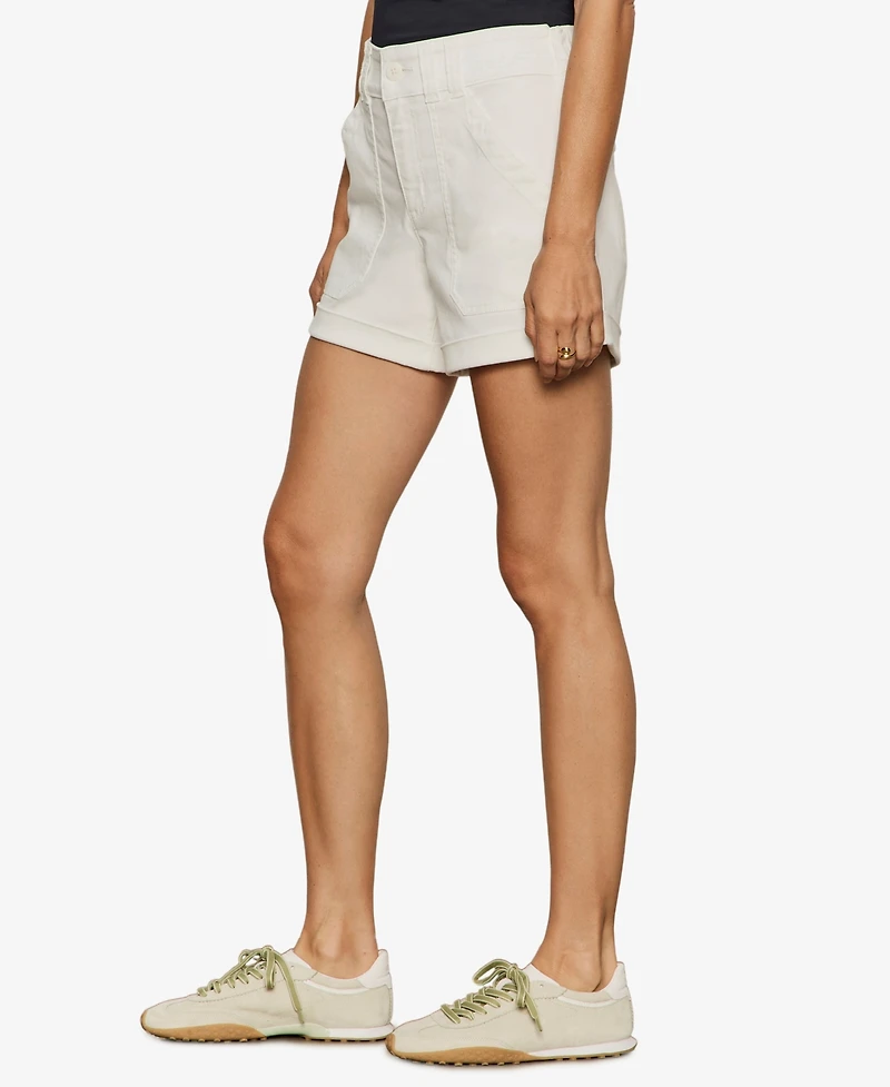 Sanctuary Women's Wander On Cuffed Hem Shorts