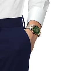 Tissot Men's Powermatic Green Dial Stainless Steel Watch, 39.30mm