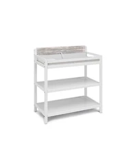 Flynama Modern Multi Purpose Changing Table Gray Finish with Removable Tray Convertible to Bookshelf