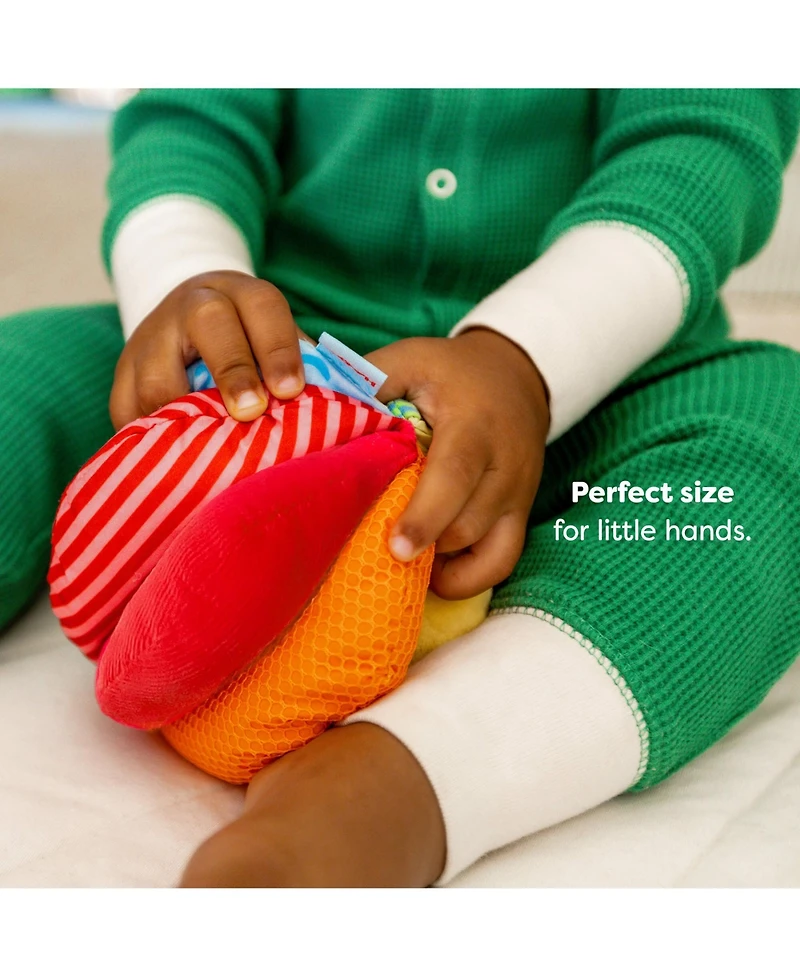 Haba Rainbow Fabric Ball - Machine Washable with 8 Sensory Effects