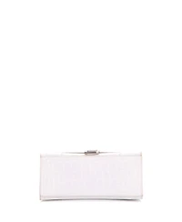 Pre-Owned Balenciaga Small Hourglass Top Handle Bag Embossed Leather