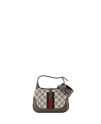 Pre-Owned Balenciaga Mini x Gucci The Hacker Project Jackie 1961 Hobo Bb Coated Canvas