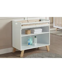 flynama Modern Multi Purpose Changing Table Finish Removable Tray Convertible Bookshelf