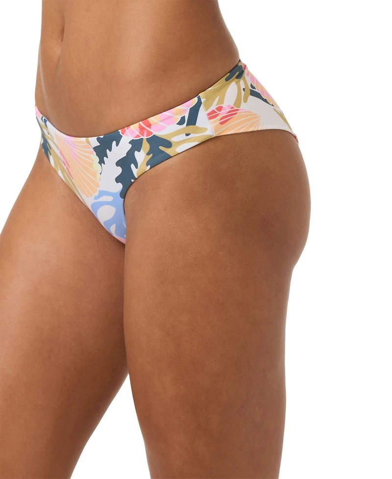O'Neill Women's Cora Geo Comber Mid-Rise Bikini Bottom