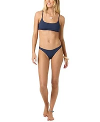 Oneill Shorebreak Rib Surfside Top Pull On Bikini Bottom