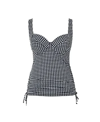 Panache Lingerie Gingham Iris Underwire Side Support Tankini Swim Bra