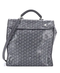 Pre-Owned Goyard Saint Leger Briefcase Backpack Coated Canvas