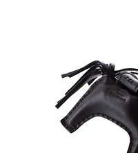 Pre-Owned Hermes Pm So Black GriGri Rodeo Bag Charm Leather