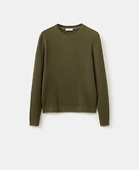 Mango Men's Fine Knit Microstructure Sweater