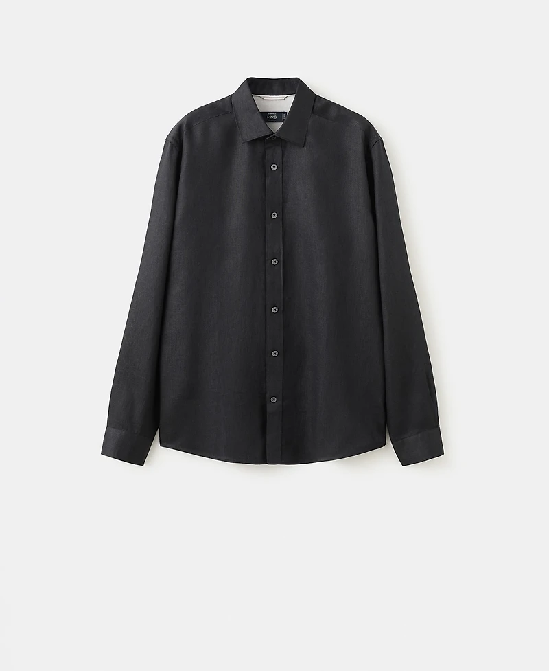 Mango Men's Regular-Fit Linen Shirt