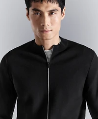 Mango Men's Comfort Stretch Knit Cardigan Sweater