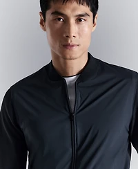Mango Men's Combined Knit Bomber Jacket