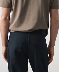 Mango Men's Regular-Fit Cotton Pants