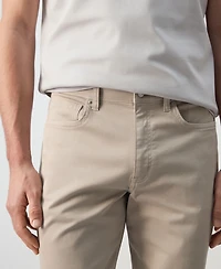 Mango Men's Regular-Fit Cotton Pants