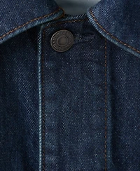 Mango Men's Cotton Pockets Denim Jacket