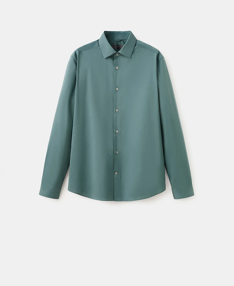 Mango Men's Comfort Stretch Non-Iron Shirt